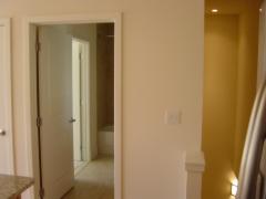 Bathroom and stairs down to Washer/Dryer from Kitchen (1445K)