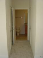 View from Bedroom into Bath, Hall with Closet (1083K)